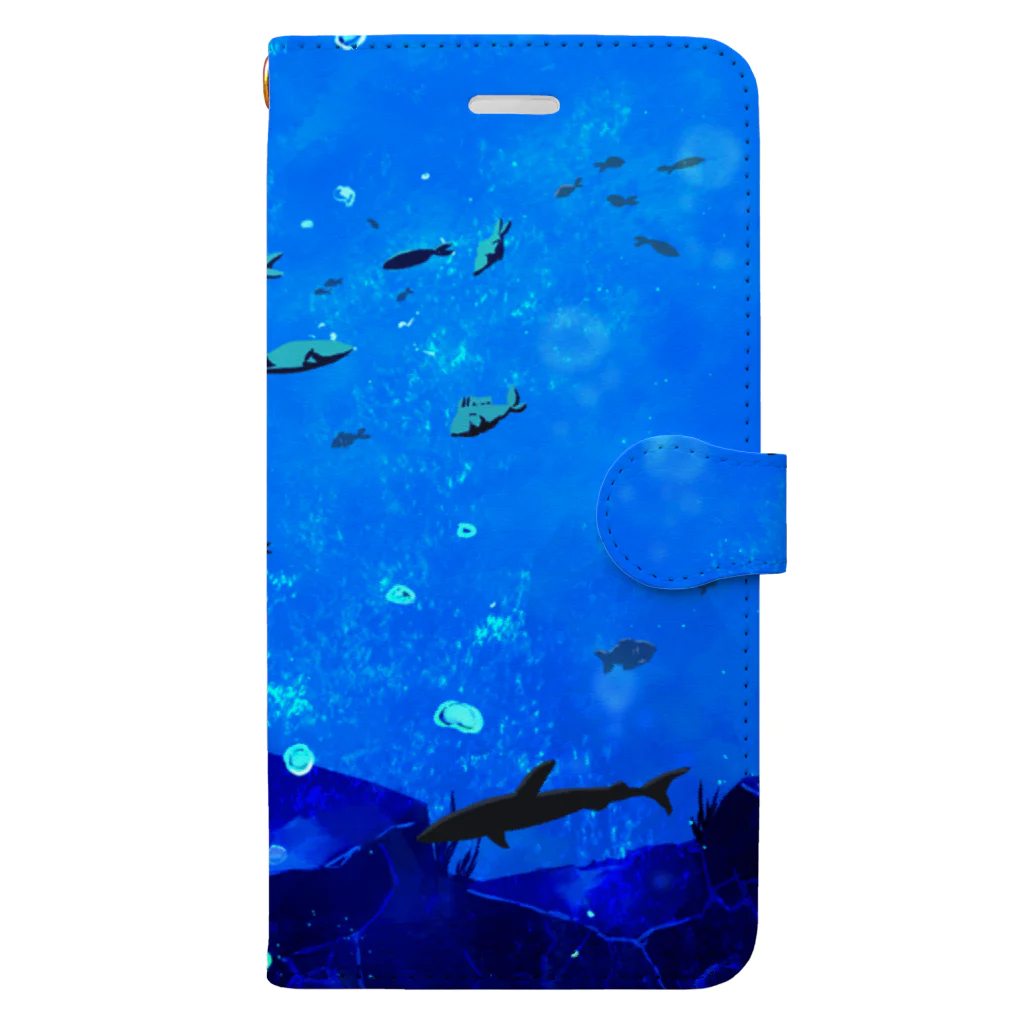 クレイジー闇うさぎSHOPのクレイジー闇うさぎ(海の生き物) Book-Style Smartphone Case