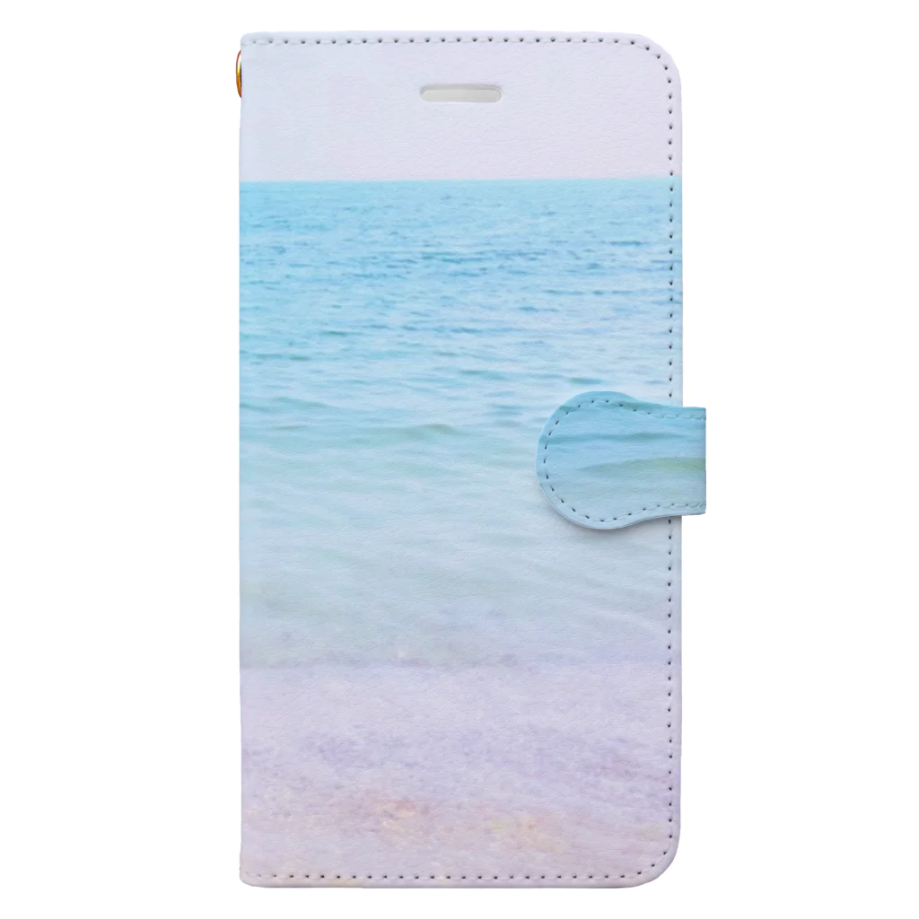 cocopalmのSky Sea Sand 手帳型スマホケース