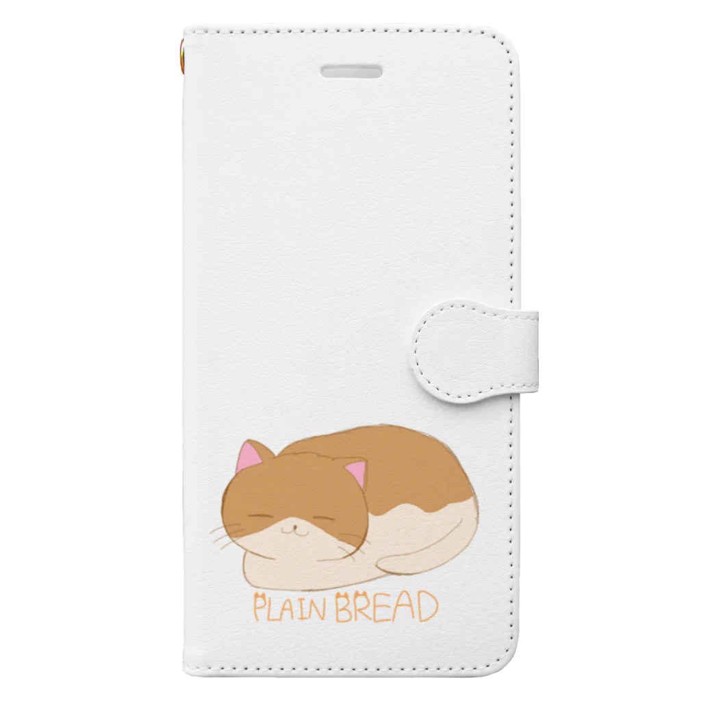 レイくんのおみせのどう見ても食パン Book-Style Smartphone Case