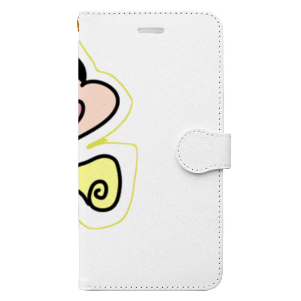 あいぴぴのしろぷゆコンナー Book-Style Smartphone Case