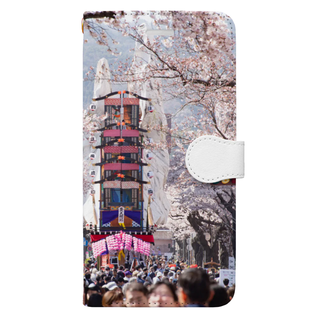 写真プリントの日立風流物 Book-Style Smartphone Case