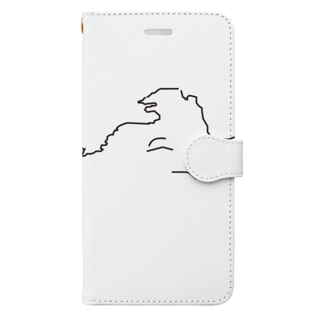 笑う君の私とゴジラと笑う君. Book-Style Smartphone Case