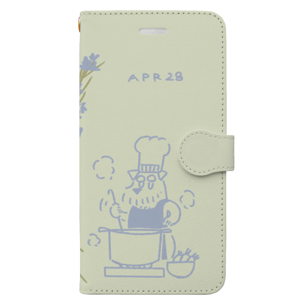 ととめめ/ totomemeのととめめ本日のお花：4月28日 Book-Style Smartphone Case