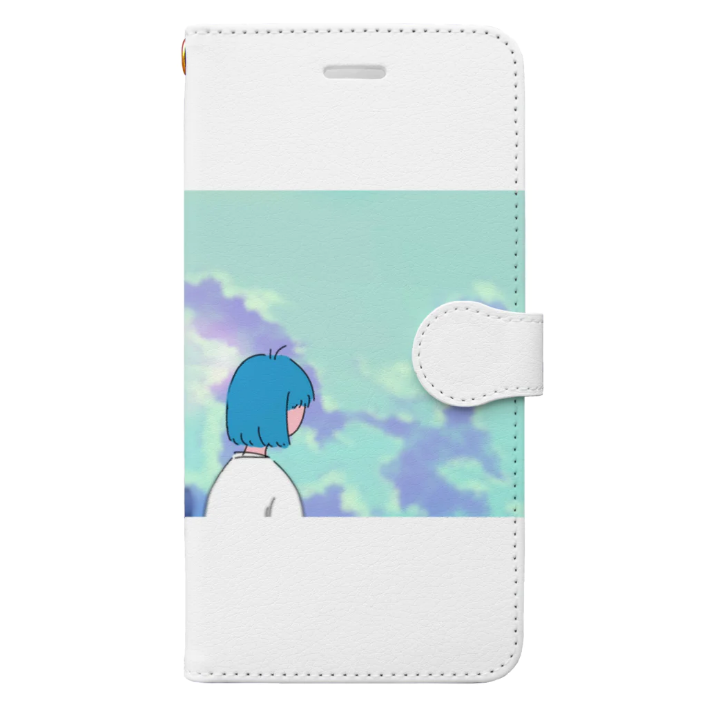 大貫商店のゆる子の背中 Book-Style Smartphone Case