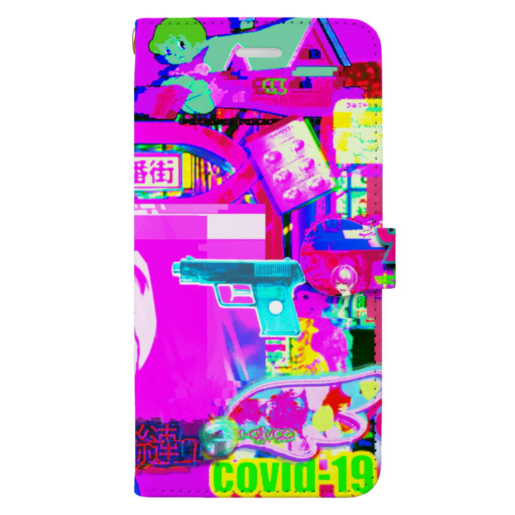 かるとぴゃんのcovid-19ぴえんな鬱生活少女 Book-Style Smartphone Case