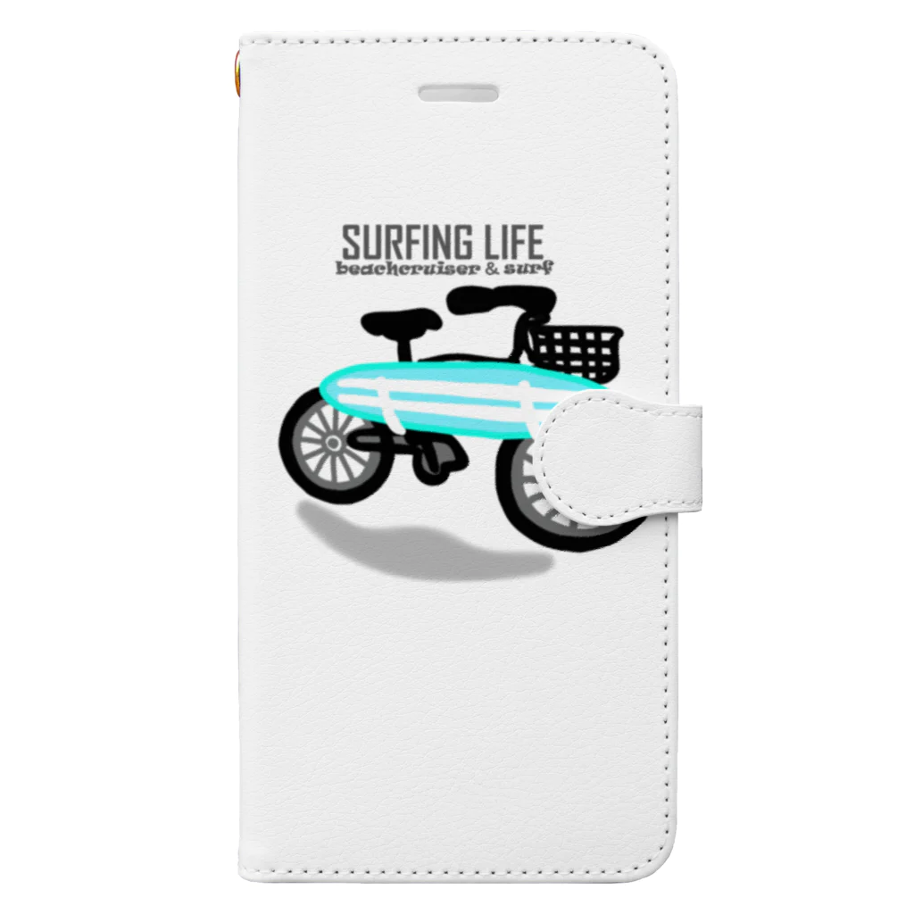 DESIGN SHOPのSURFING LIFE 手帳型スマホケース