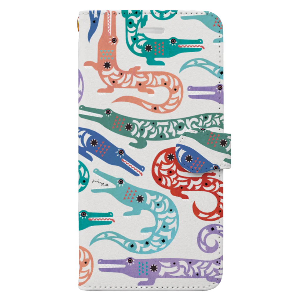 riya のWANI手帳 Book-Style Smartphone Case