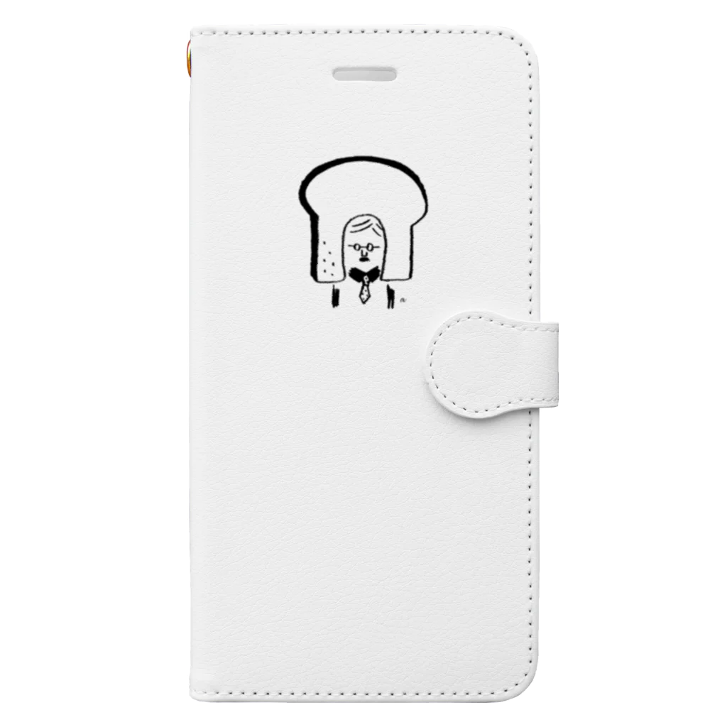 rica-asanumaの食パンおじさん Book-Style Smartphone Case