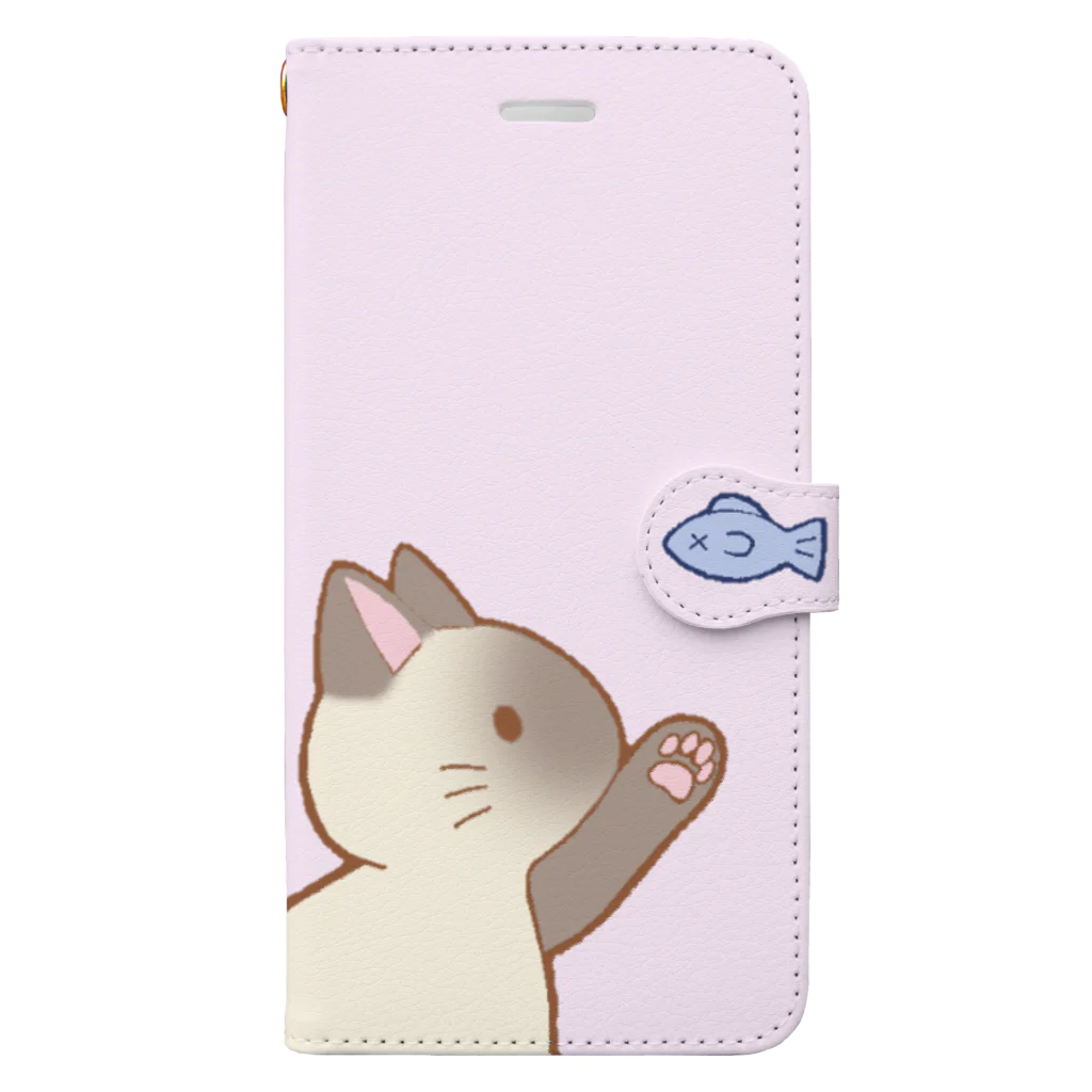 かわいいもののおみせ　いそぎんちゃくのお魚にゃー　ポインテッド Book-Style Smartphone Case