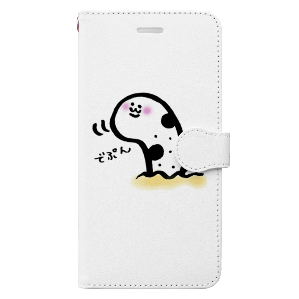 ちゅき亭。のでぷちん(ちんあなご) Book-Style Smartphone Case