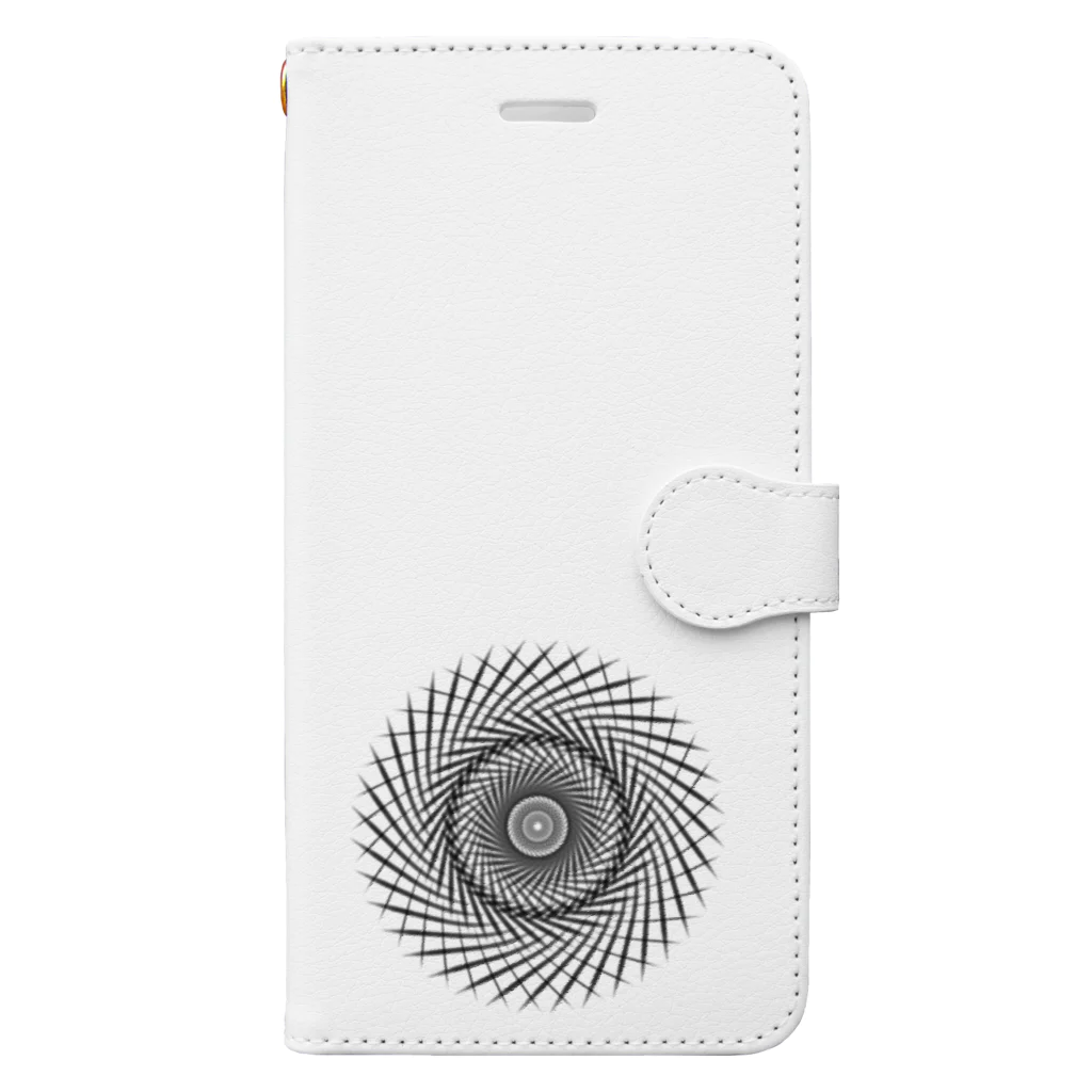 soundのcircle (ミニ) Book-Style Smartphone Case