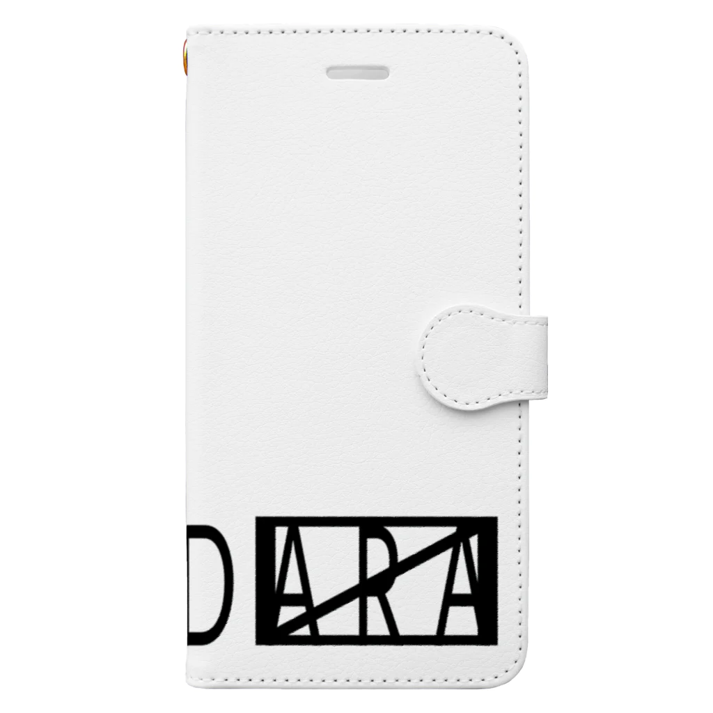 DIMADARA BY VULGAR CIRCUSの〼MAD〼 黒/DB_15 Book-Style Smartphone Case
