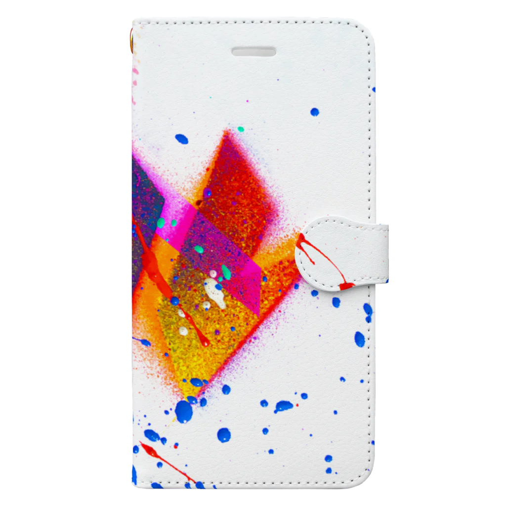 iNvisibleColorsのDrip full Graphic Book-Style Smartphone Case