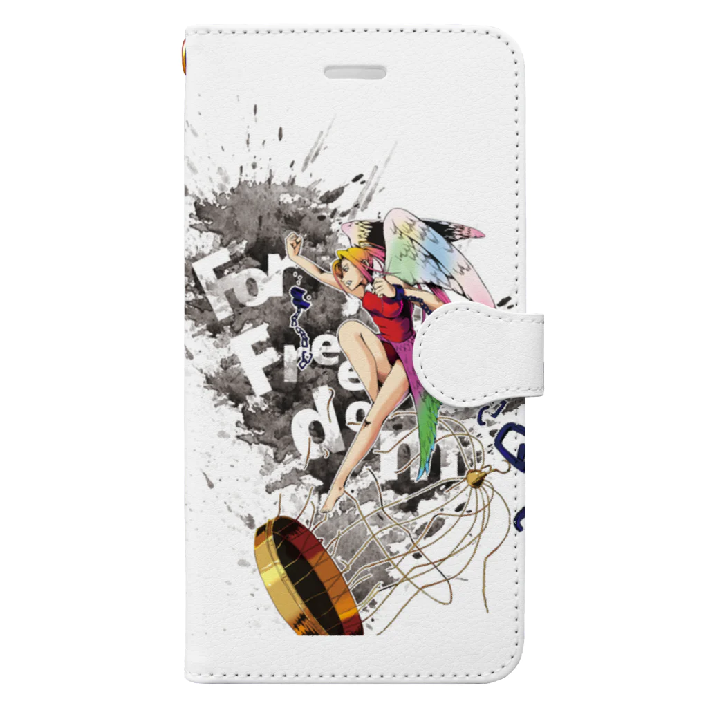 画廊のFor Freedom! Book-Style Smartphone Case