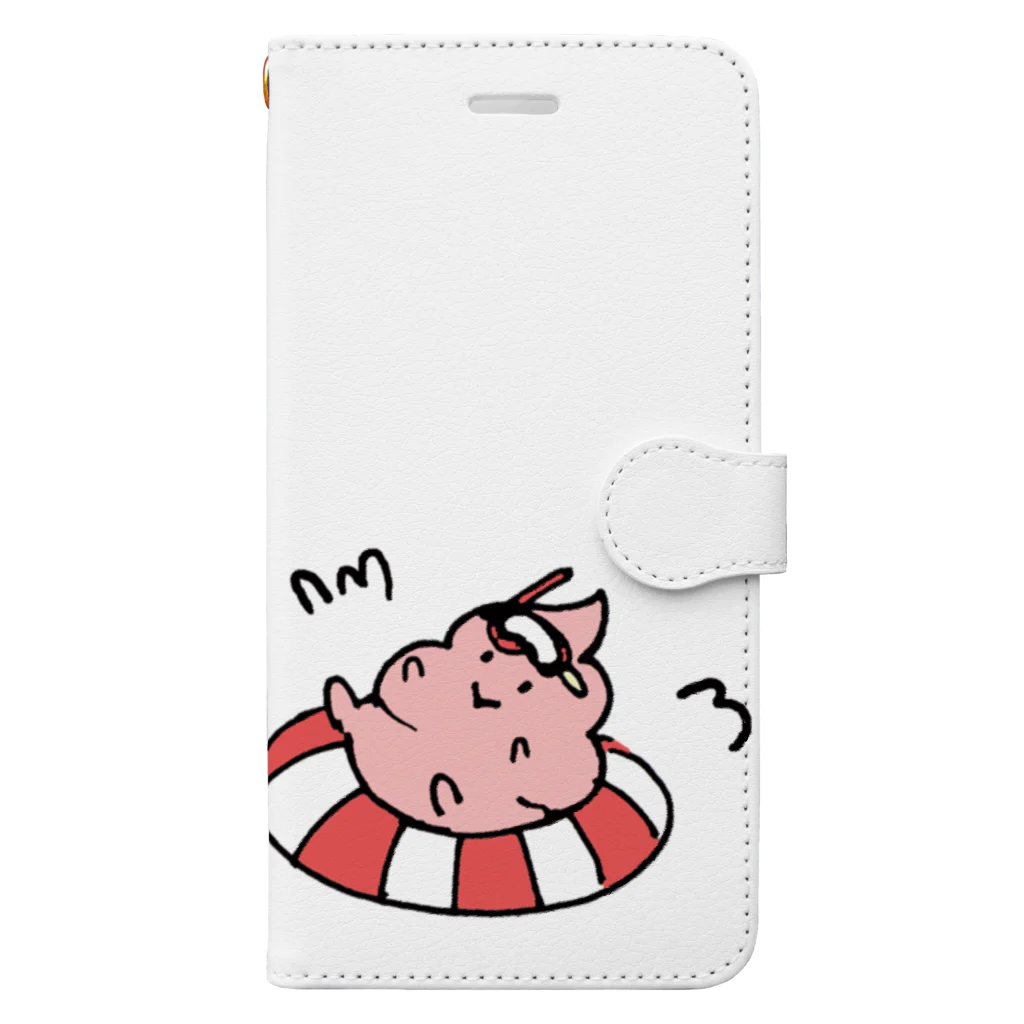 segasworksのUNCHIKUN(水遊び） Book-Style Smartphone Case