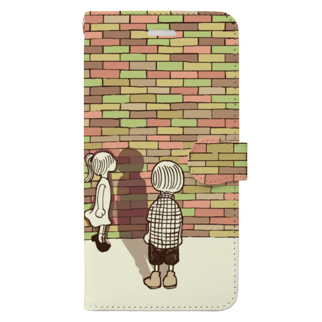 踊るこどもたちの間接キス Book-Style Smartphone Case