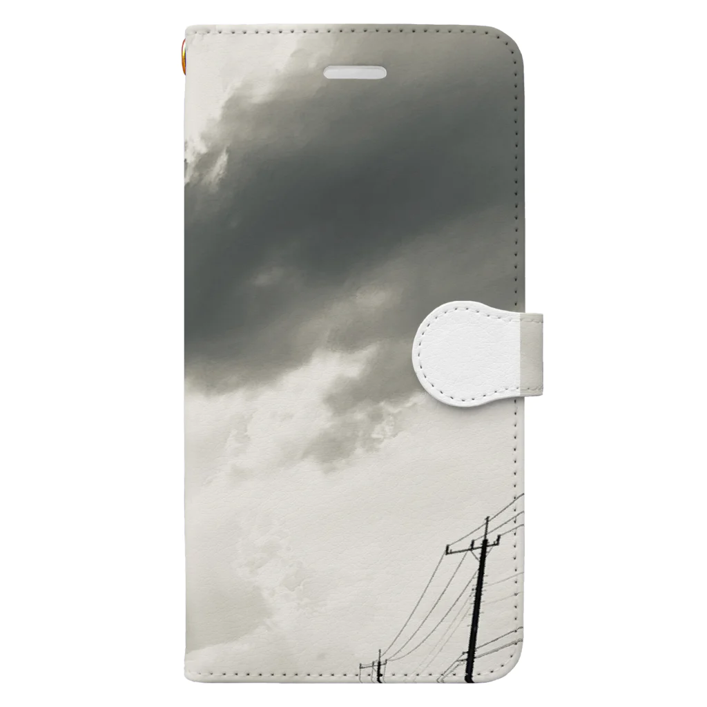 🐠の雨が上がった空 Book-Style Smartphone Case