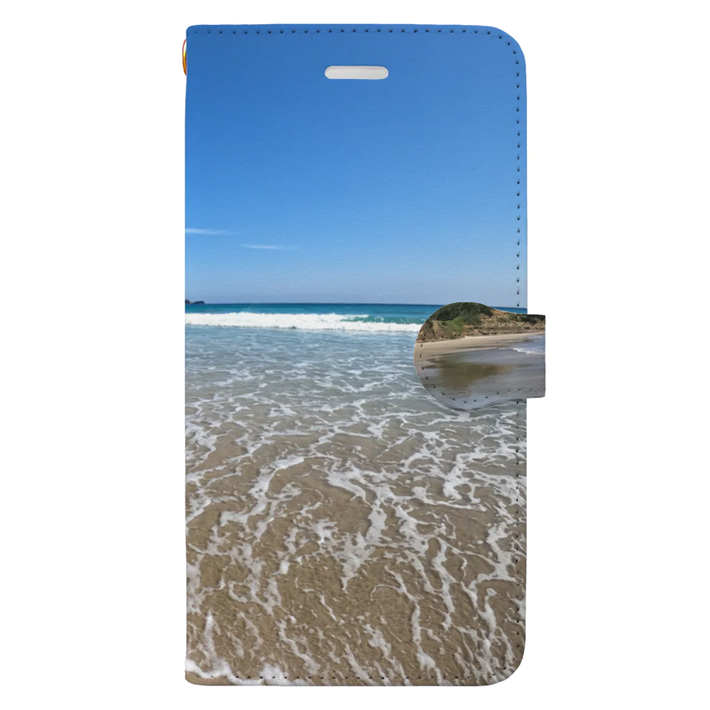 yutakaの砂浜 Book-Style Smartphone Case