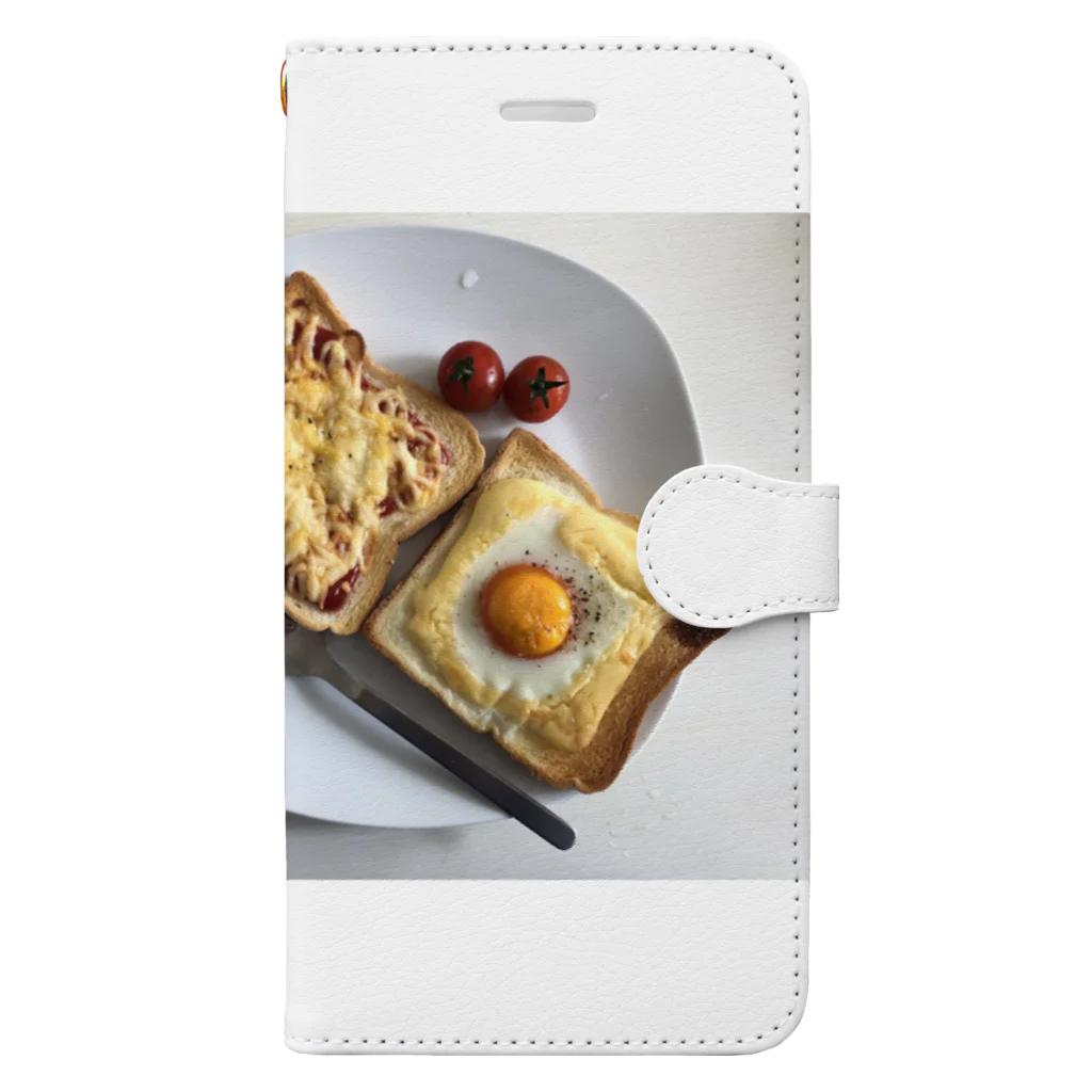 朱華の朝ごはん Book-Style Smartphone Case