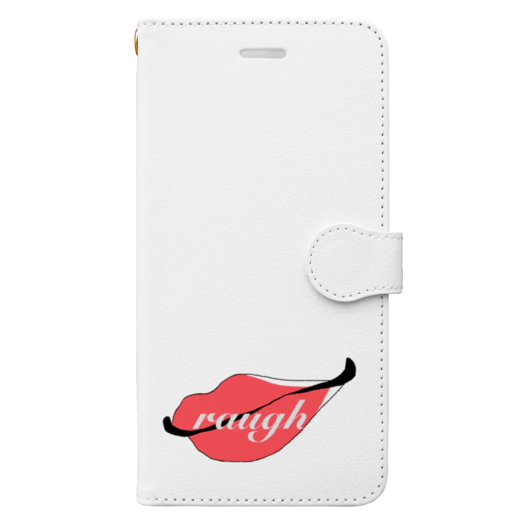 あっぷるのLIP raugh Book-Style Smartphone Case