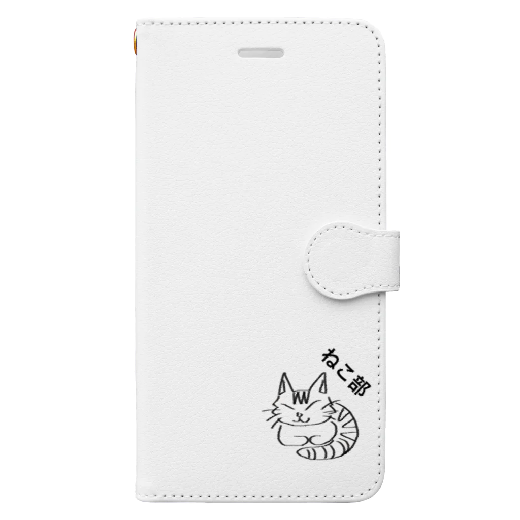 ねこ部のねこ部 茶トラ Book-Style Smartphone Case