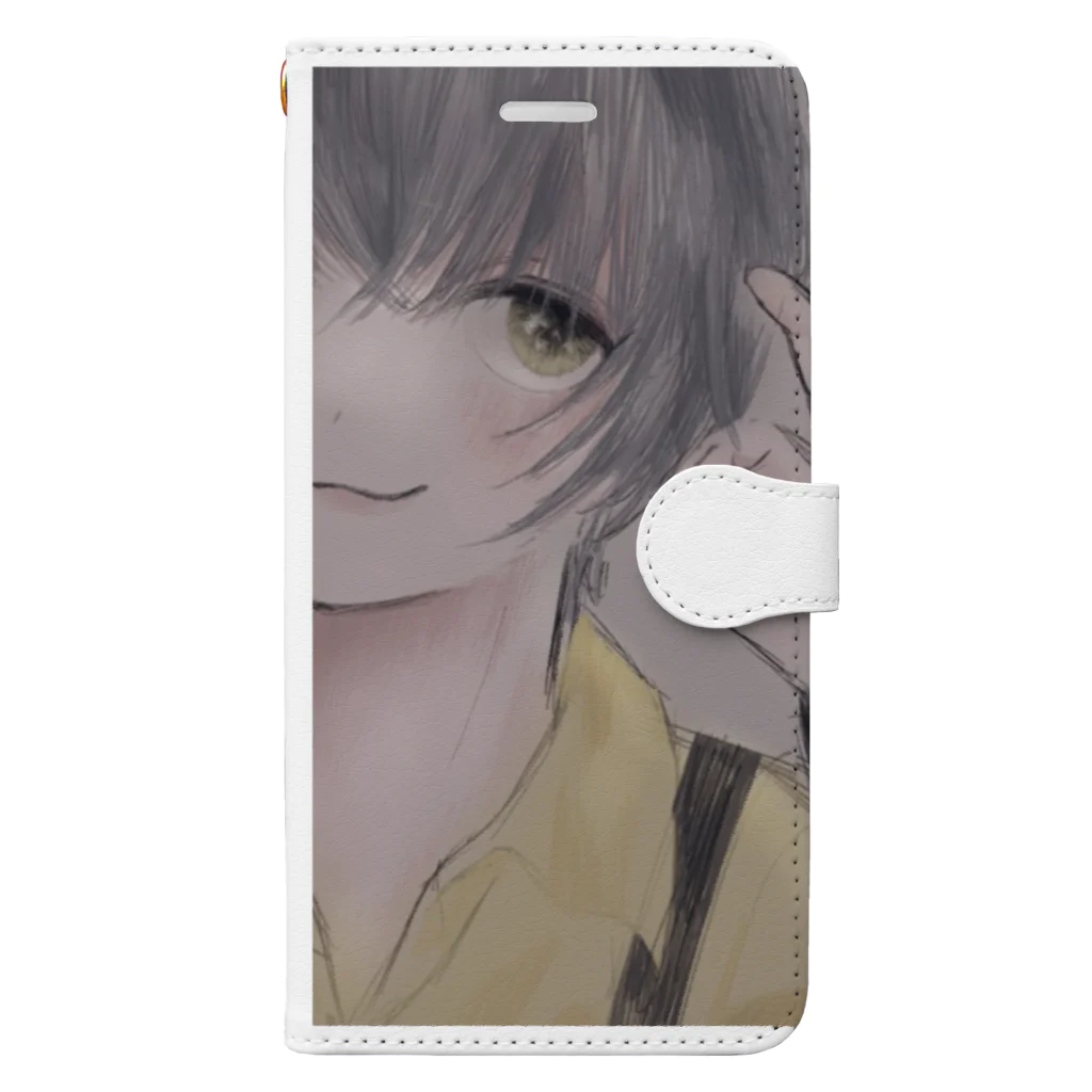 くすこの世渡り上手な少年くん Book-Style Smartphone Case