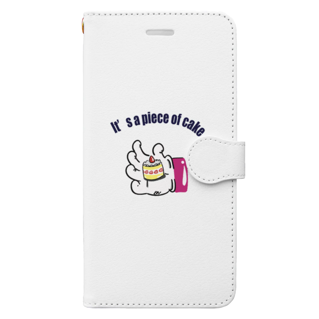 ✨Abemasa goods✨のIt’s a piece of cake 🍰 Book-Style Smartphone Case