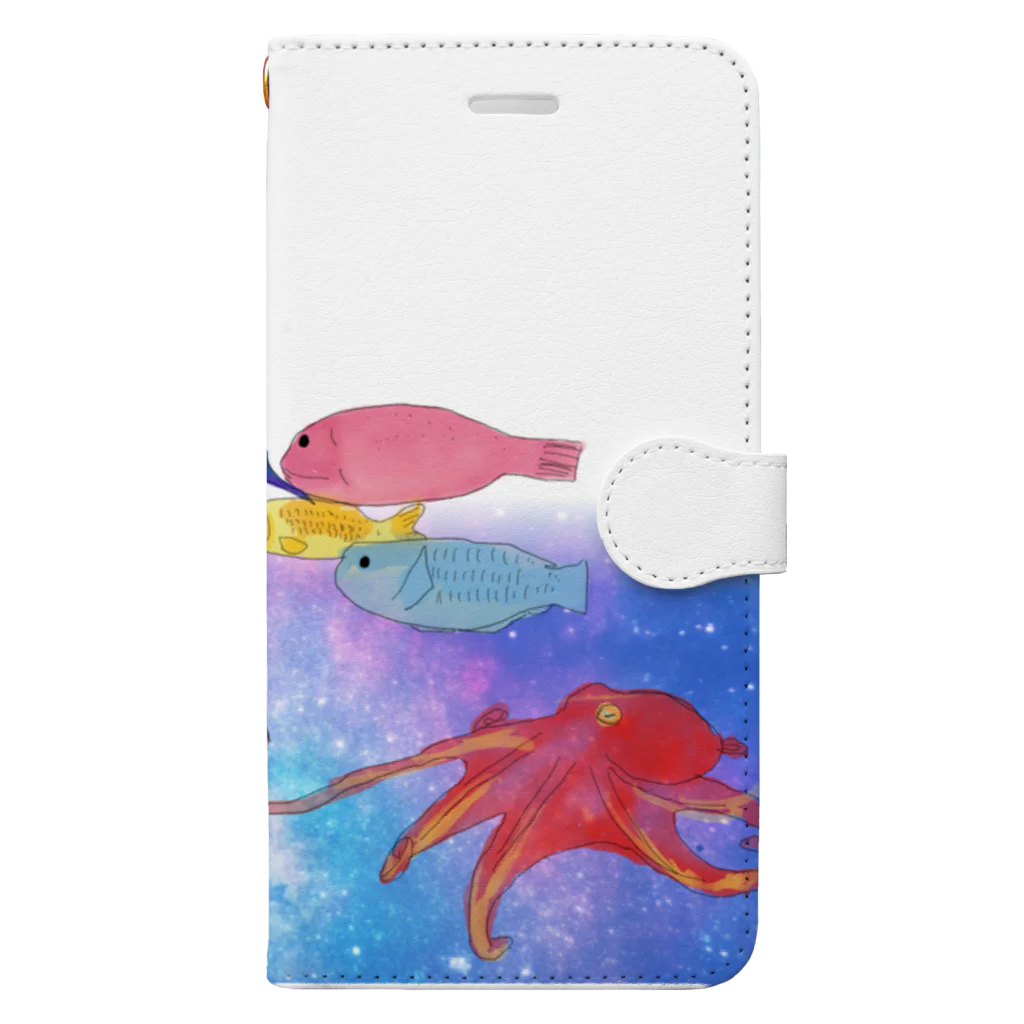 St.SKの水族館 Book-Style Smartphone Case