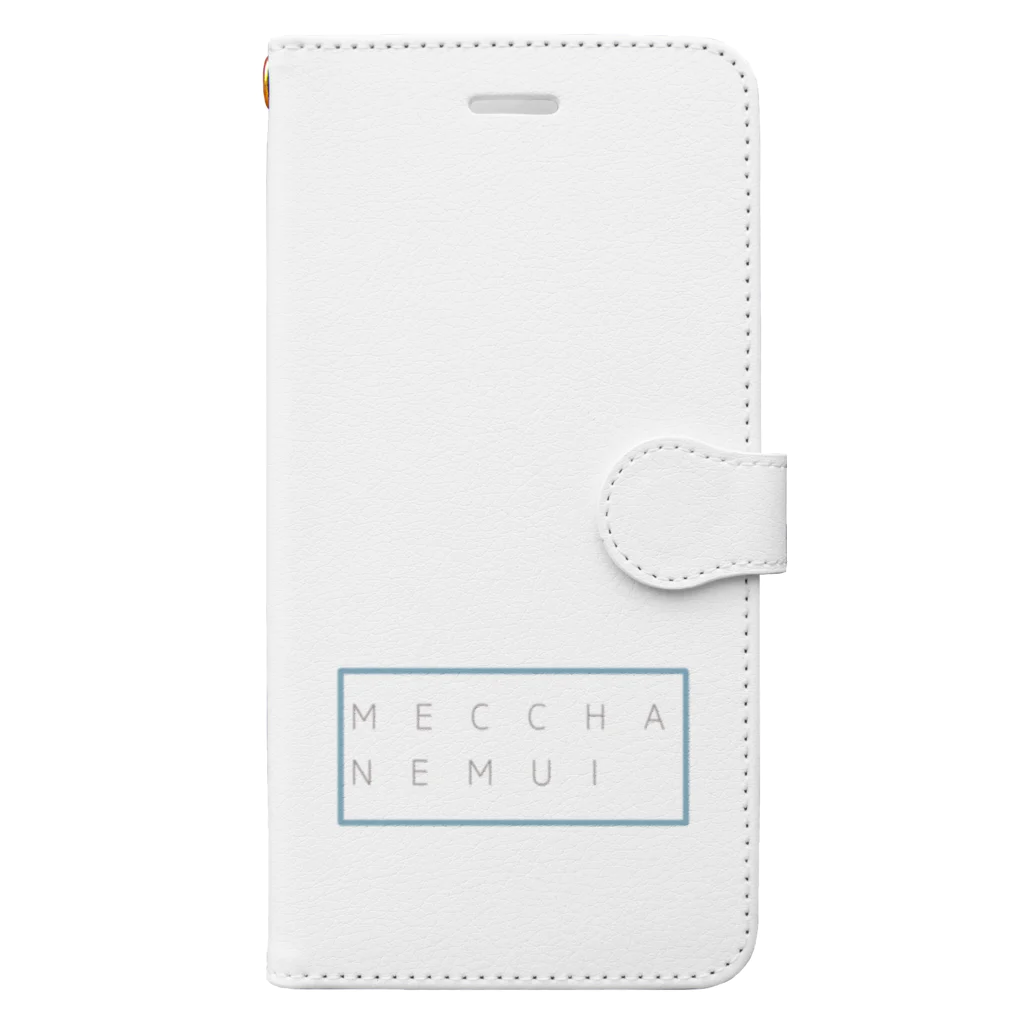 charu117のMECCHA NEMUI Book-Style Smartphone Case