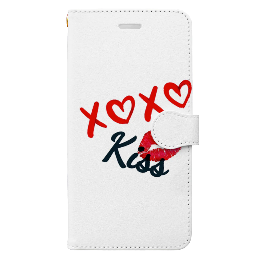 a♡のkiss Book-Style Smartphone Case