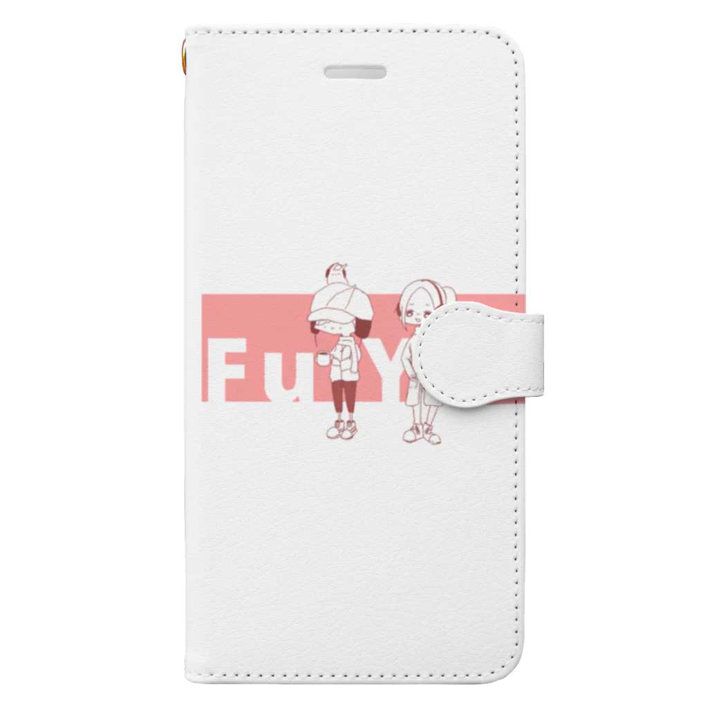 うるうの冬の装い Book-Style Smartphone Case