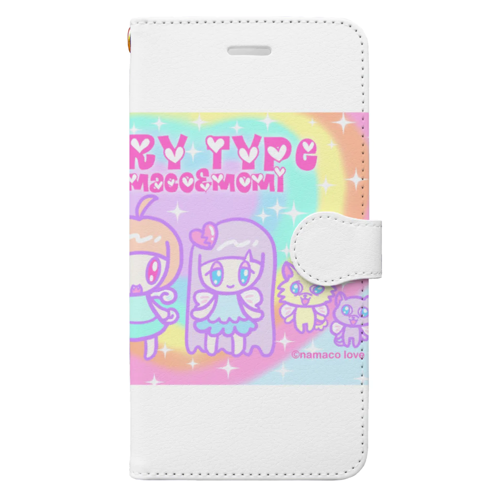 ナマコラブ💜👼🏻🦄🌈✨のfairy type NAMACOLOVE 手帳型スマホケース