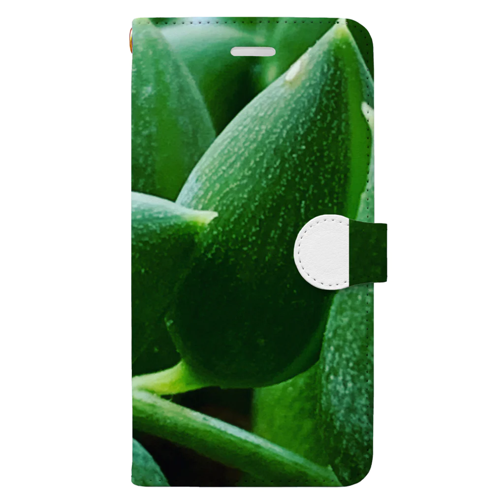 03damono🇯🇵の多肉植物 Book-Style Smartphone Case