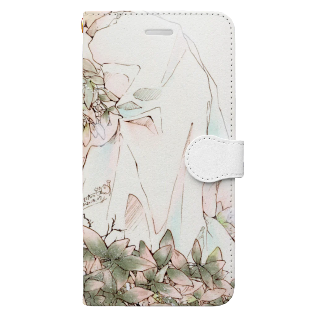 🍃とあるお茶🍵のヤドリギちゃん Book-Style Smartphone Case