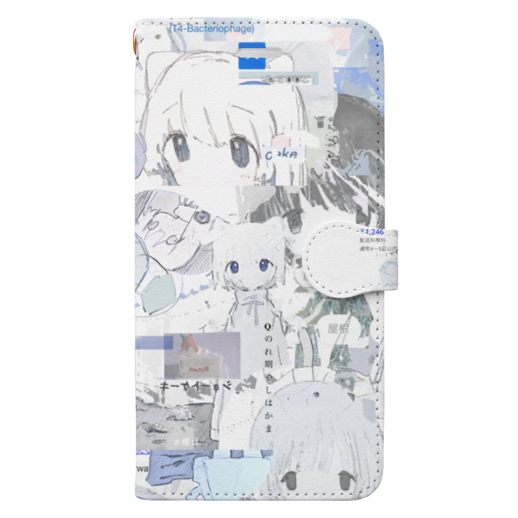 ゆーきんの絵ぐっずのゆーきん×砂気球 Book-Style Smartphone Case