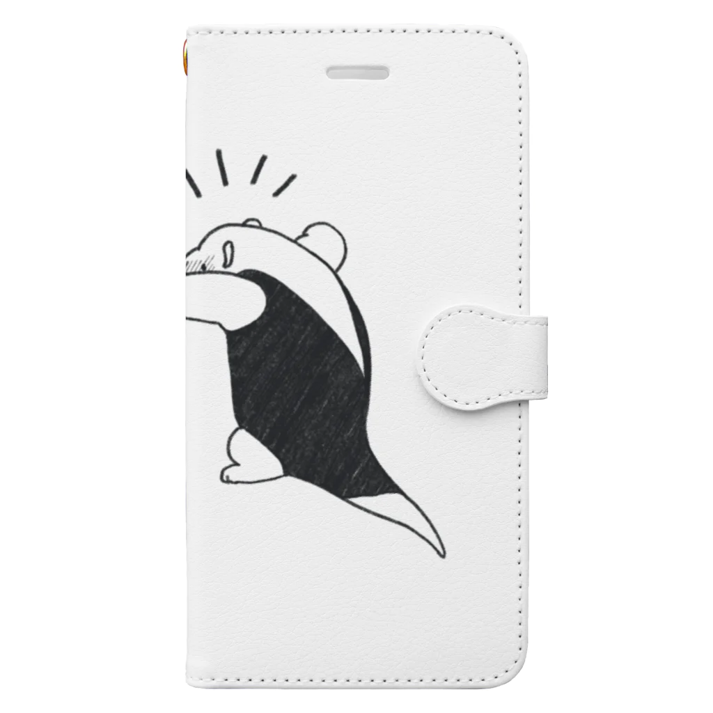 ととめめ/ totomemeの威嚇するミナミコアリクイ Book-Style Smartphone Case