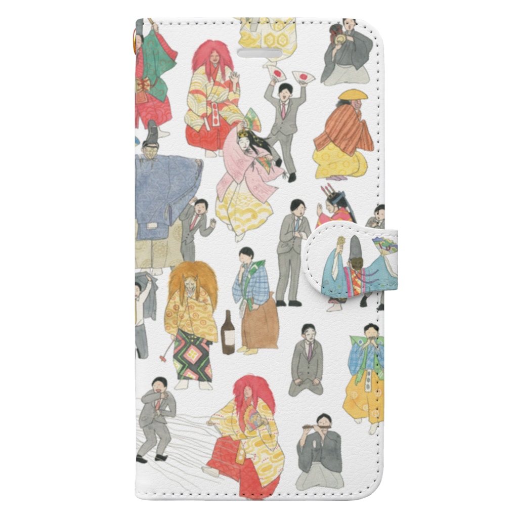 スペースオフィスのゆかいなのうがく Book-Style Smartphone Case