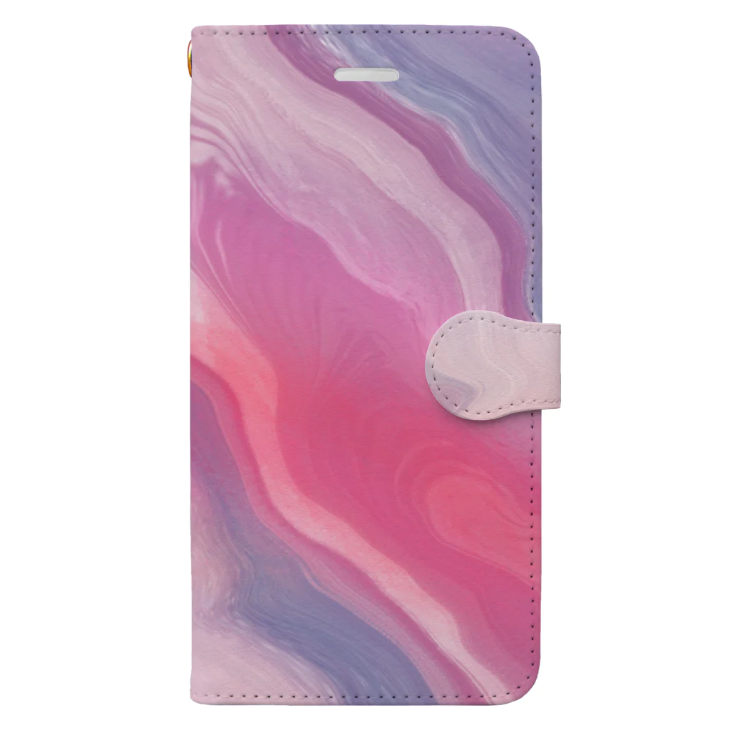 MARBLE LatteのUniverse_case_a 手帳型スマホケース