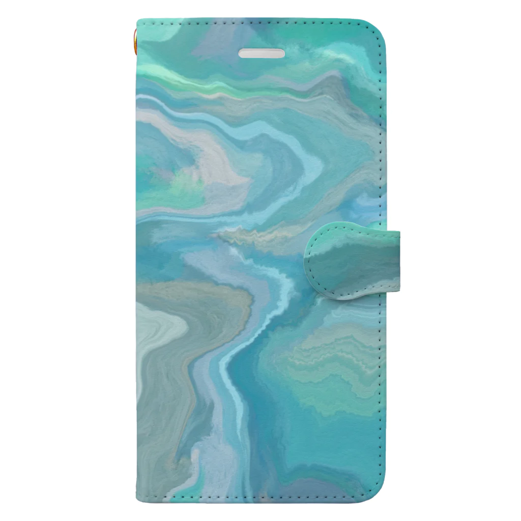 MARBLE Latteの Paradise_case_a Book-Style Smartphone Case