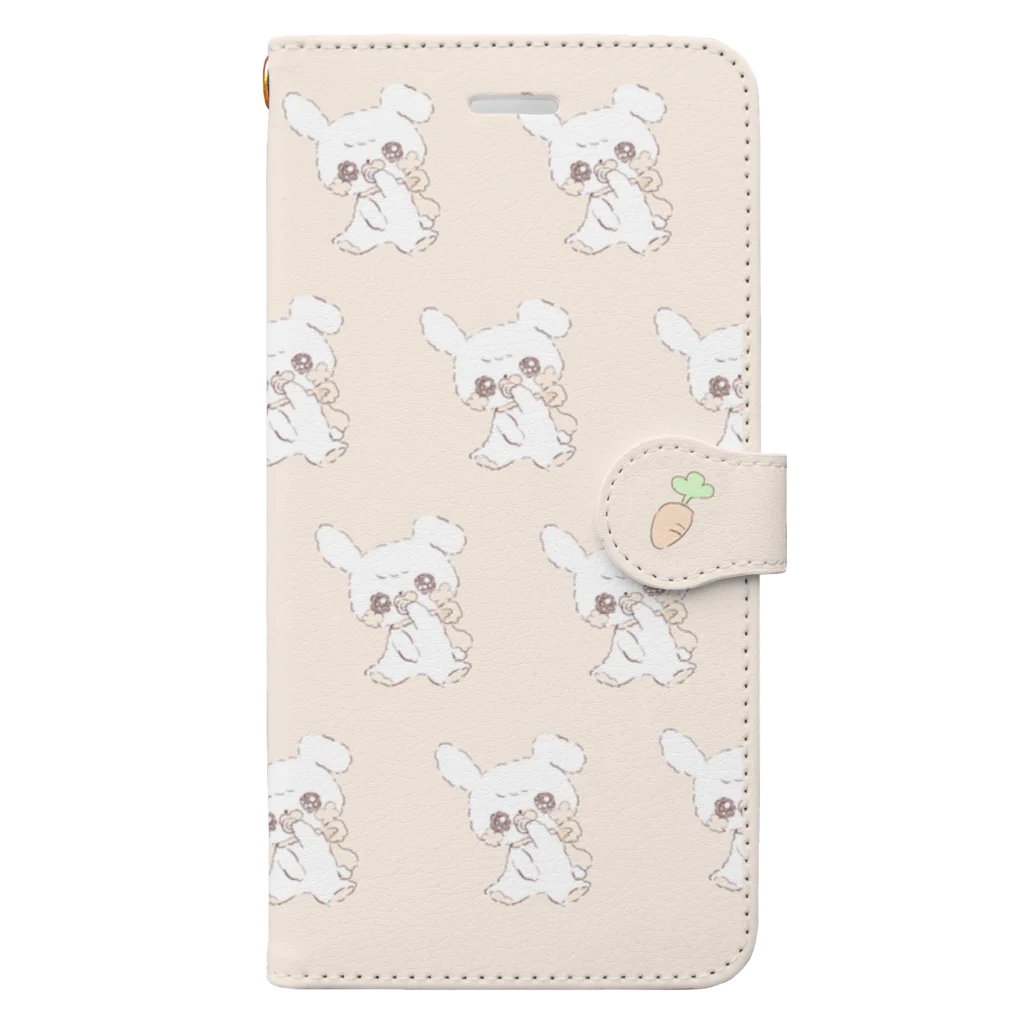 ☁️のうさちゃんベビー Book-Style Smartphone Case