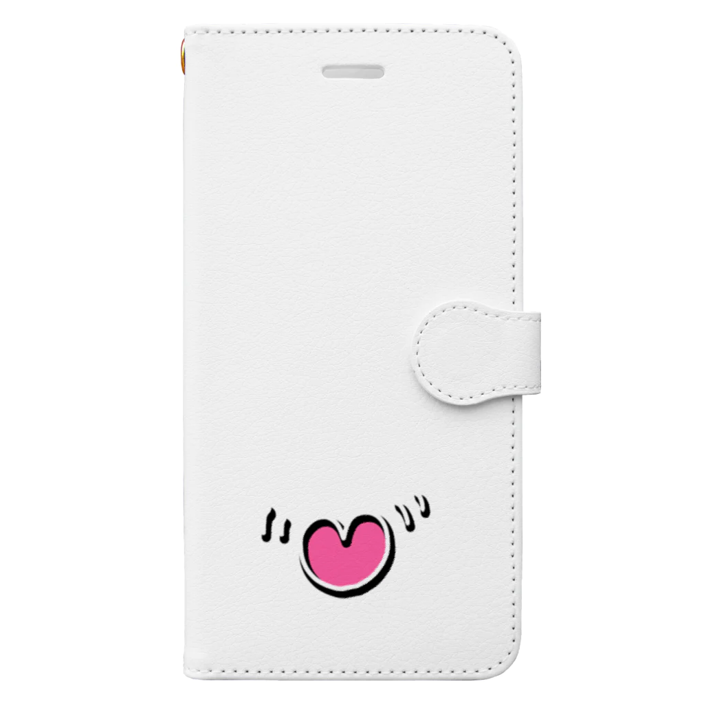 703SIGNALのドキドキ❤️ハート Book-Style Smartphone Case