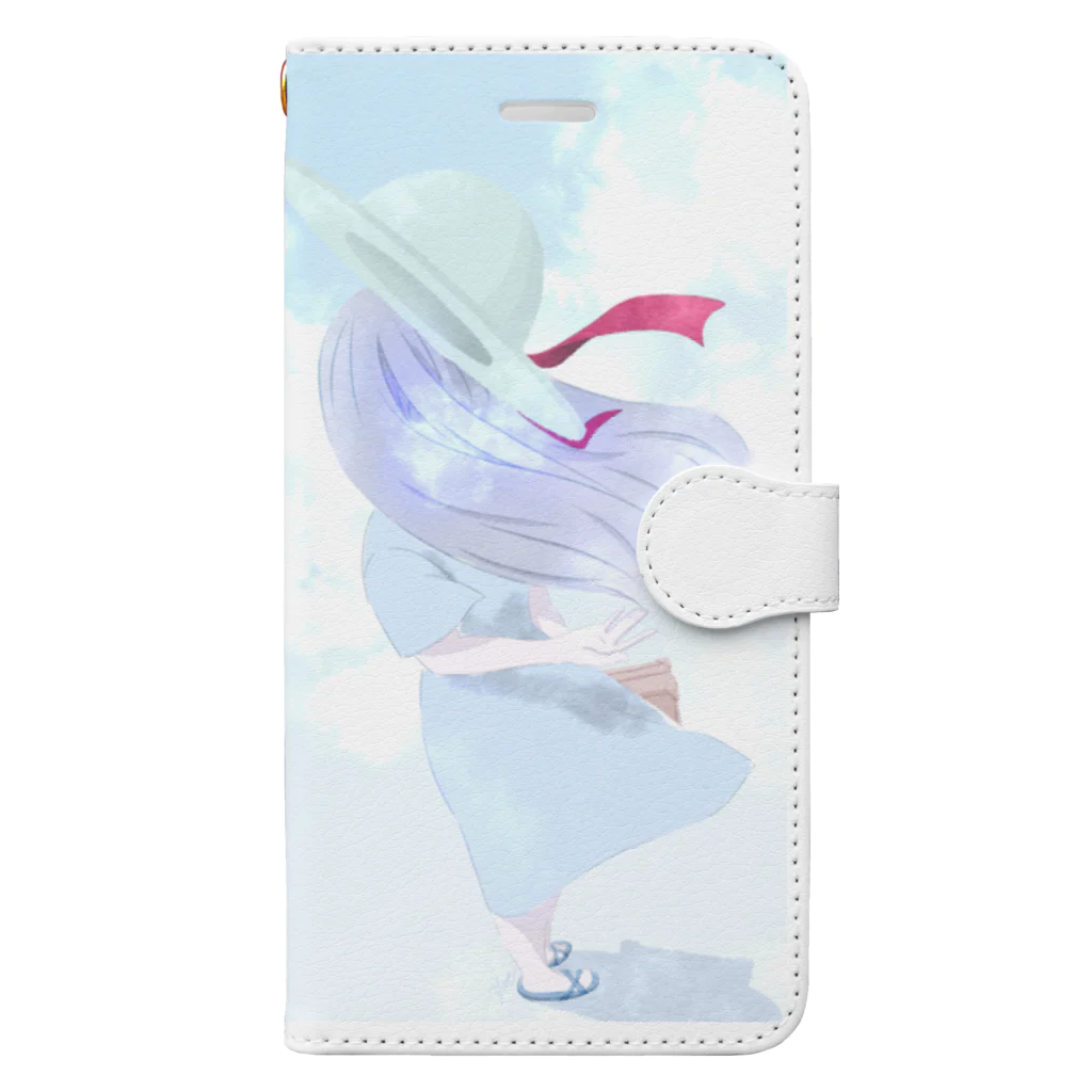 ごみばこ姐さんのひとり Book-Style Smartphone Case