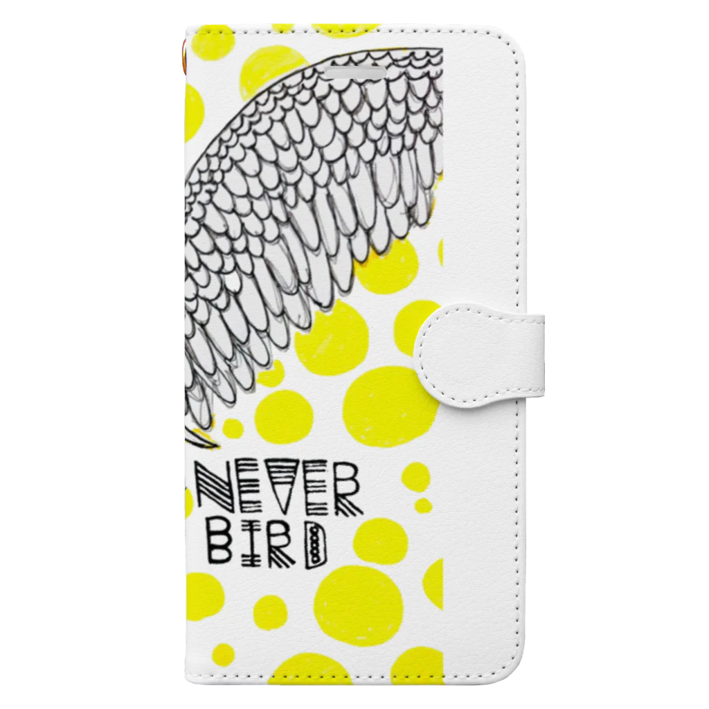 moja-moja artのnever bird Book-Style Smartphone Case