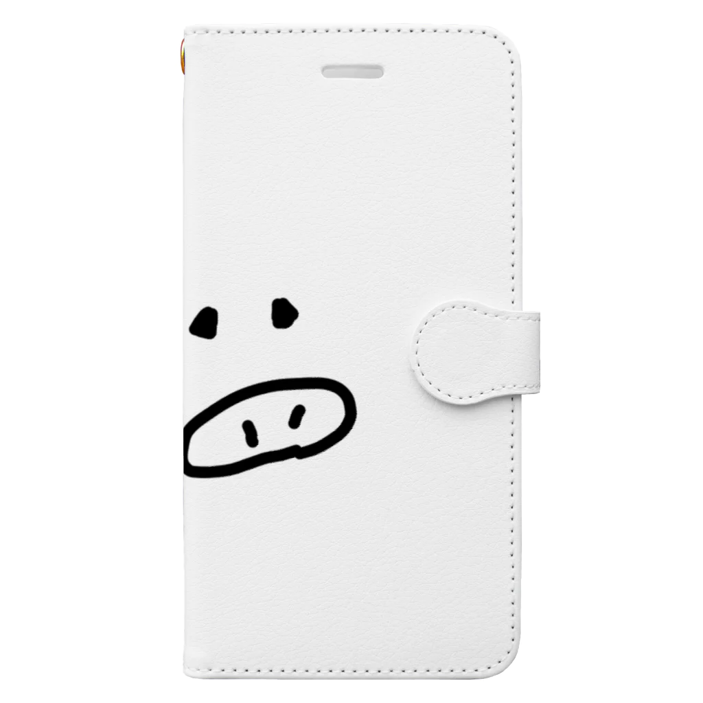 いろいろのぶたくん Book-Style Smartphone Case