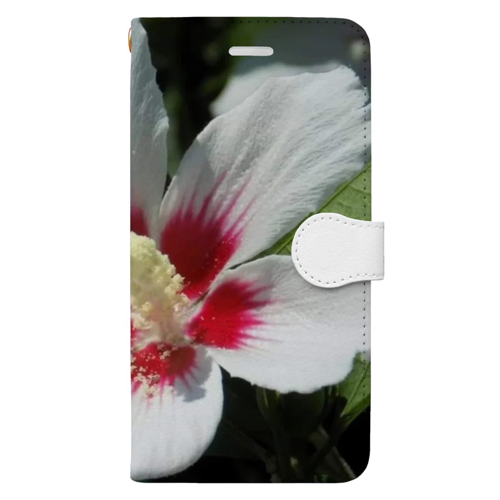 K-ioriの季節の花　木槿（ムクゲ） 手帳型スマホケース
