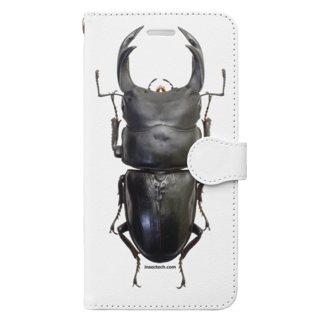 insectech.comのオオクワガタ Book-Style Smartphone Case