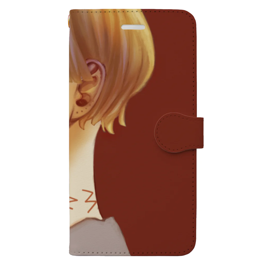 菊ノ珈琲の強い女性 Book-Style Smartphone Case