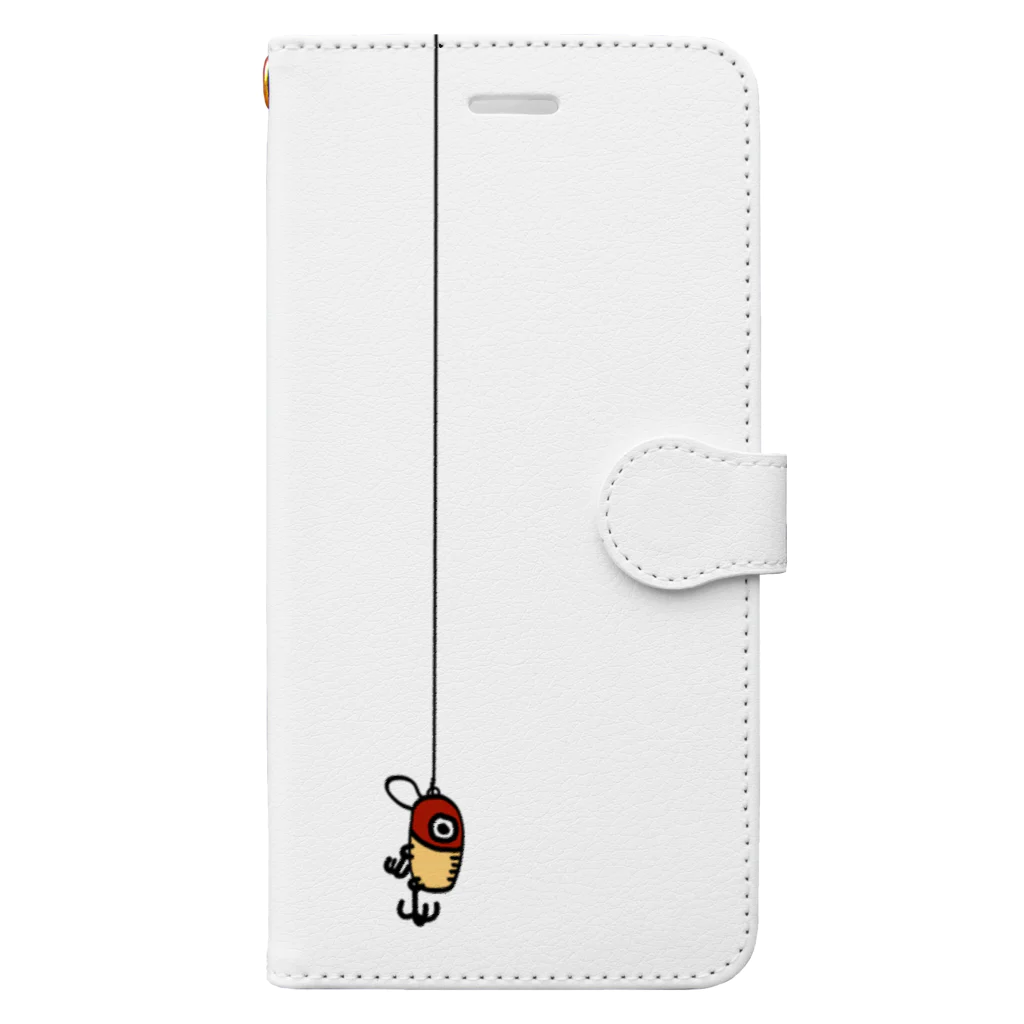 Megumiyaのレッドヘッドミノーさん Book-Style Smartphone Case