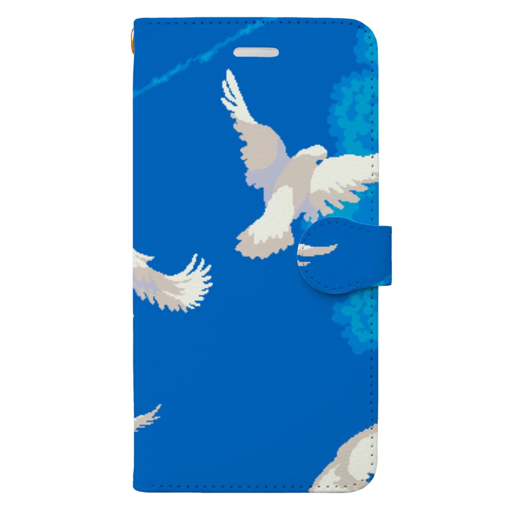 どっと屋のPigeons and contrails Book-Style Smartphone Case