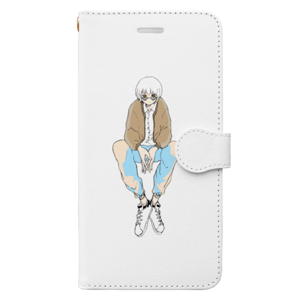 orimin(おりみん)の倉庫のandrogynous Book-Style Smartphone Case